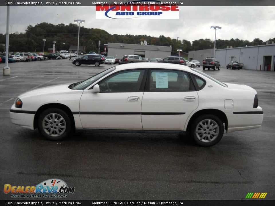 2005 Chevrolet Impala White / Medium Gray Photo #7