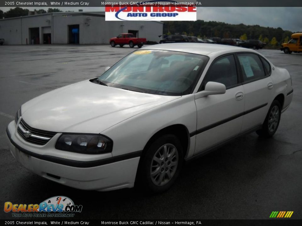 2005 Chevrolet Impala White / Medium Gray Photo #20