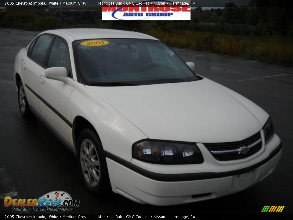 2005 Chevrolet Impala White / Medium Gray Photo #23