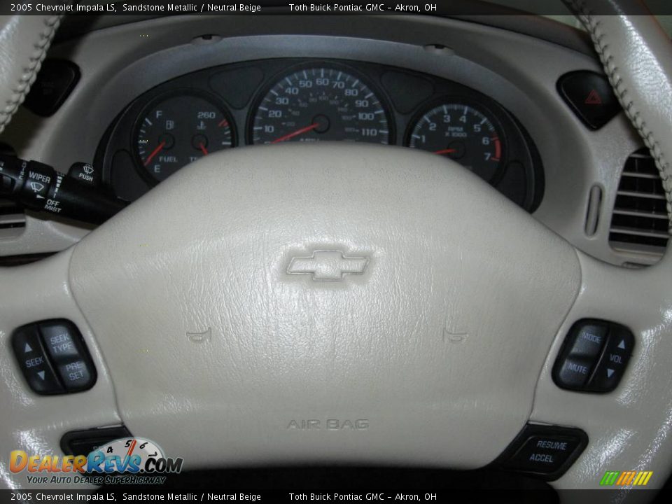 2005 Chevrolet Impala LS Sandstone Metallic / Neutral Beige Photo #8