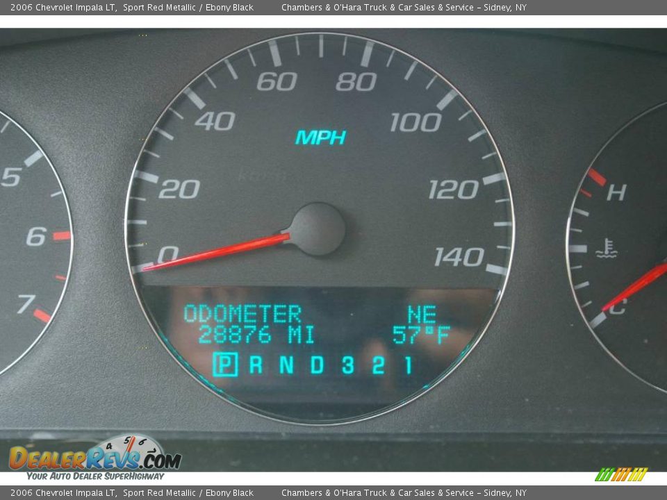 2006 Chevrolet Impala LT Sport Red Metallic / Ebony Black Photo #5