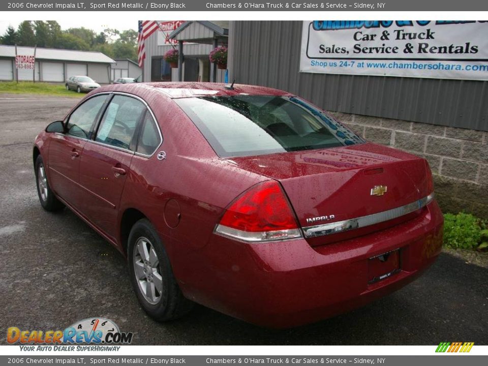 2006 Chevrolet Impala LT Sport Red Metallic / Ebony Black Photo #10