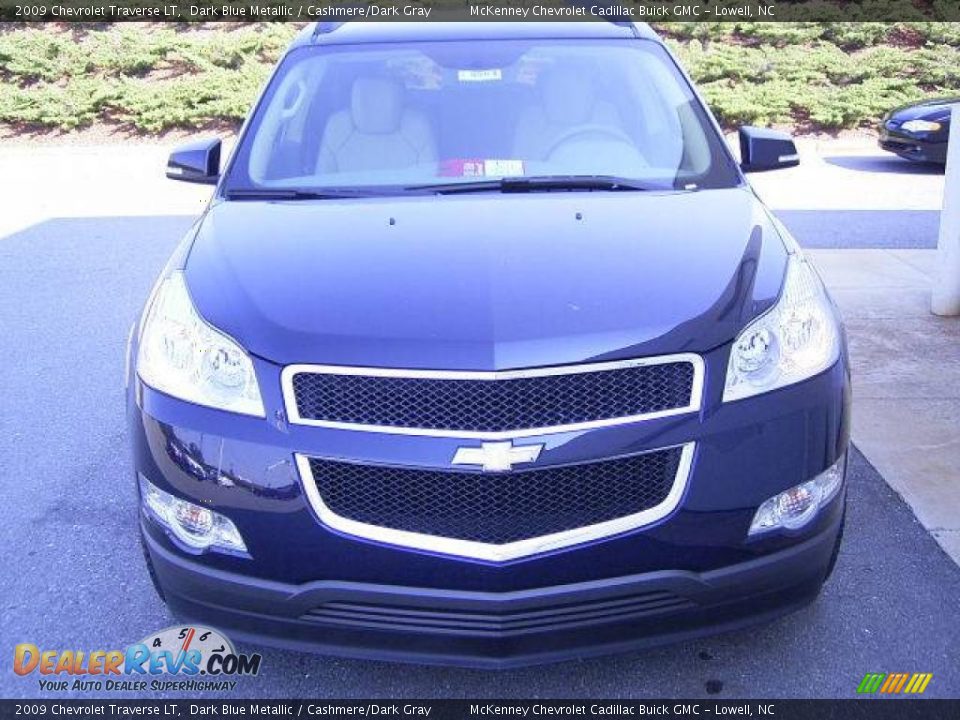 2009 Chevrolet Traverse LT Dark Blue Metallic / Cashmere/Dark Gray Photo #7