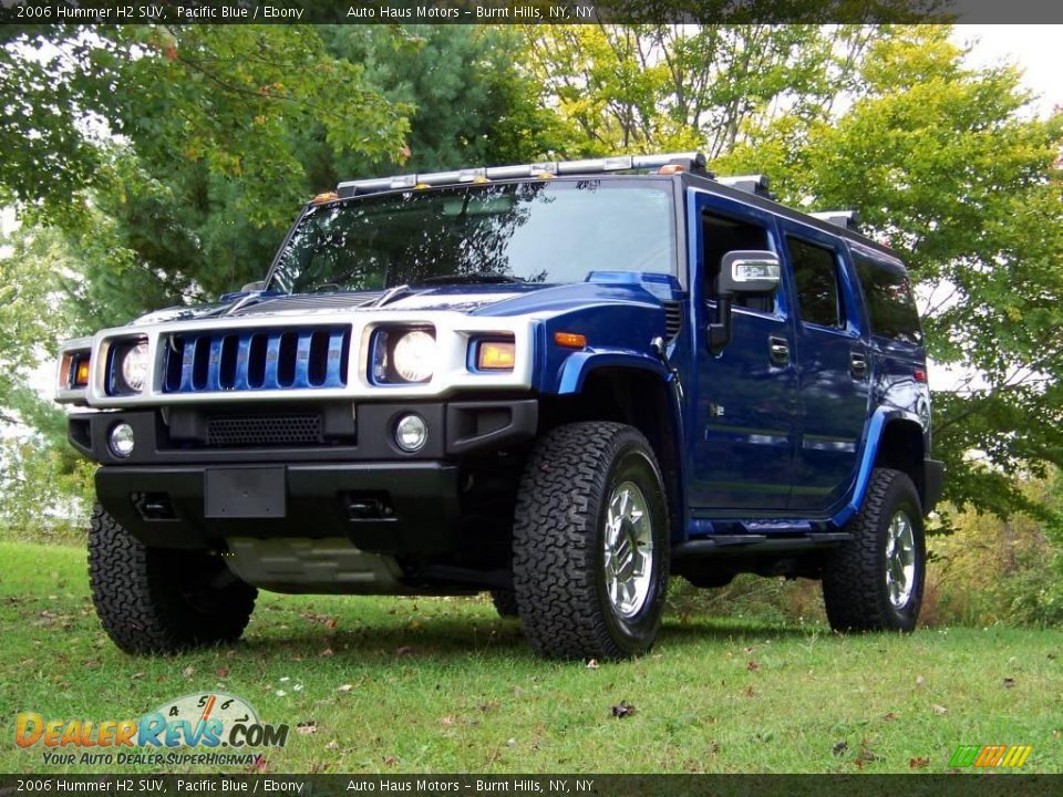 2006 Hummer H2 SUV Pacific Blue / Ebony Photo #1