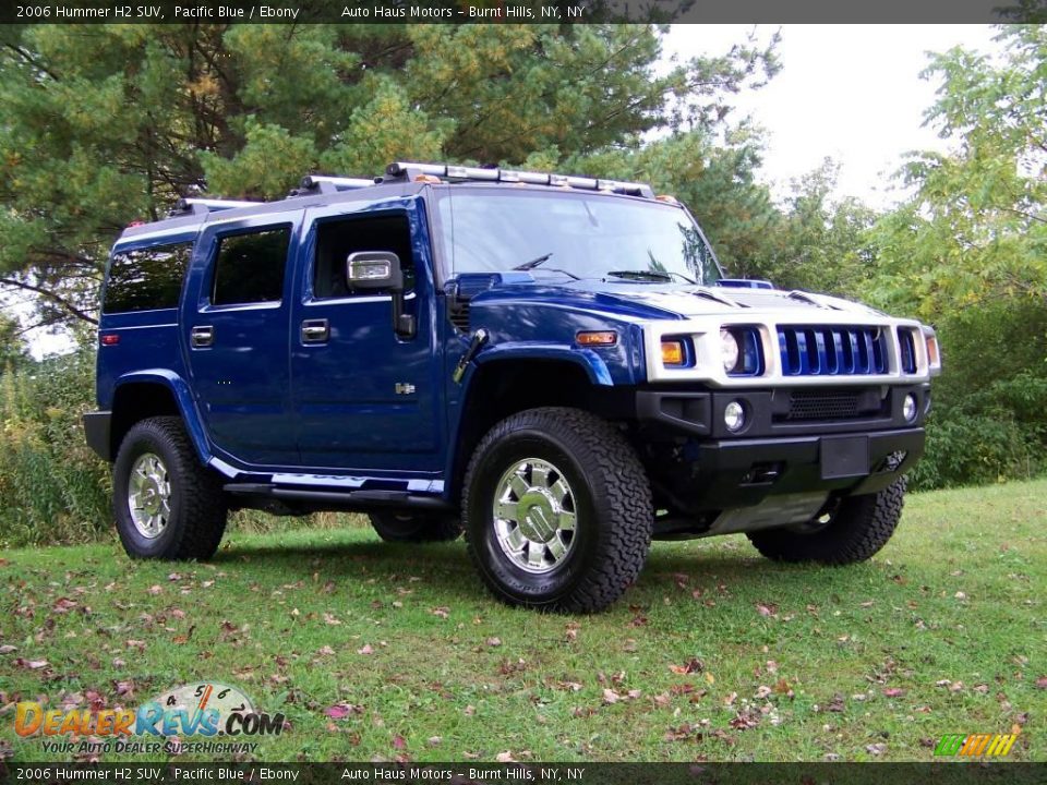 2006 Hummer H2 SUV Pacific Blue / Ebony Photo #3