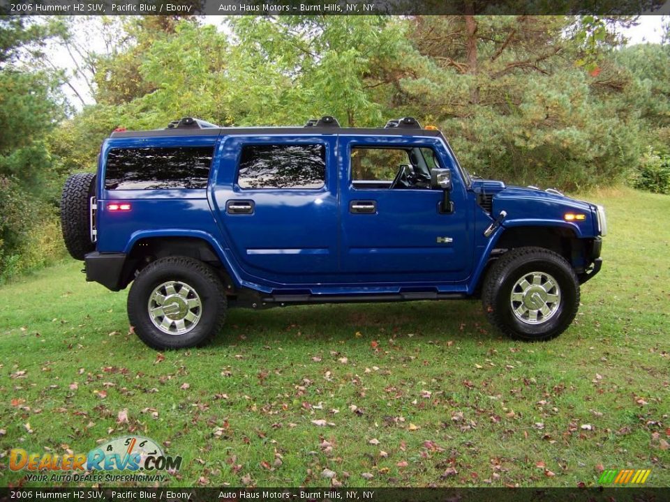 2006 Hummer H2 SUV Pacific Blue / Ebony Photo #4