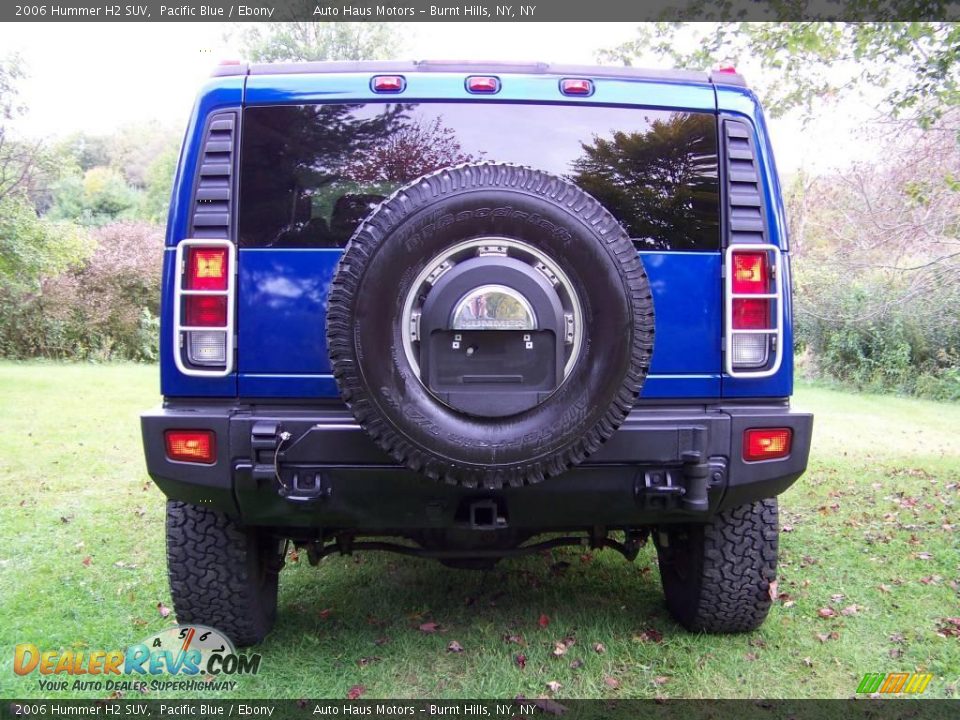 2006 Hummer H2 SUV Pacific Blue / Ebony Photo #6