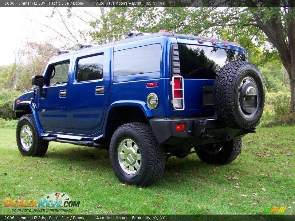 2006 Hummer H2 SUV Pacific Blue / Ebony Photo #7