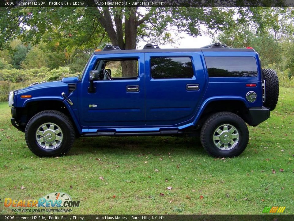 2006 Hummer H2 SUV Pacific Blue / Ebony Photo #8