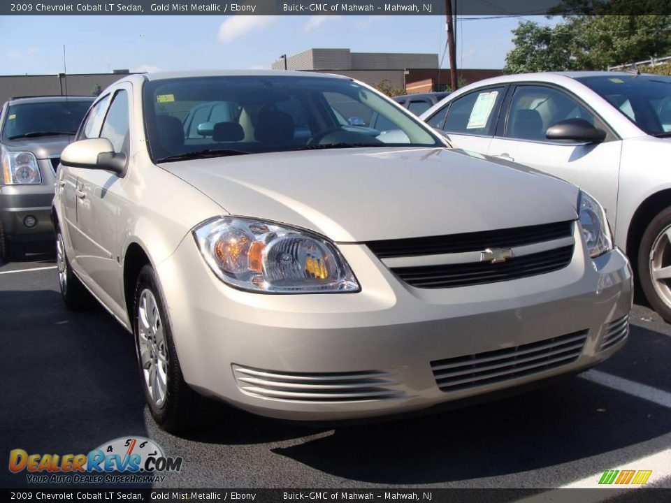 2009 Chevrolet Cobalt LT Sedan Gold Mist Metallic / Ebony Photo #3
