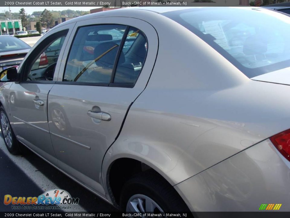2009 Chevrolet Cobalt LT Sedan Gold Mist Metallic / Ebony Photo #7