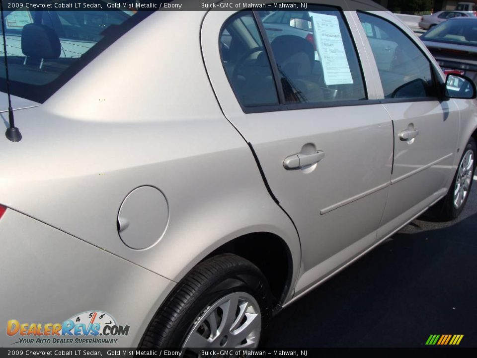 2009 Chevrolet Cobalt LT Sedan Gold Mist Metallic / Ebony Photo #8
