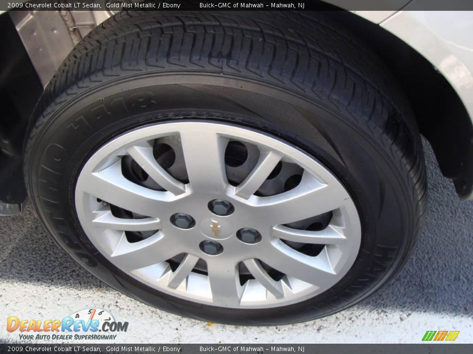 2009 Chevrolet Cobalt LT Sedan Gold Mist Metallic / Ebony Photo #10