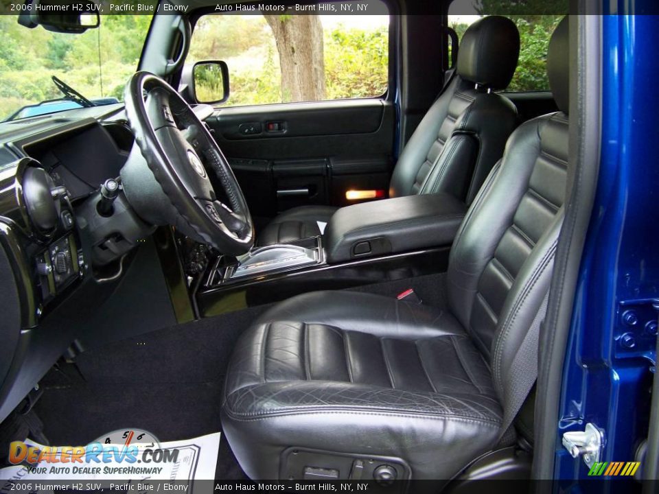 2006 Hummer H2 SUV Pacific Blue / Ebony Photo #22