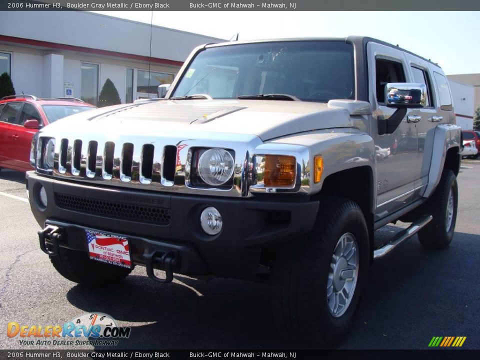 2006 Hummer H3 Boulder Gray Metallic / Ebony Black Photo #1