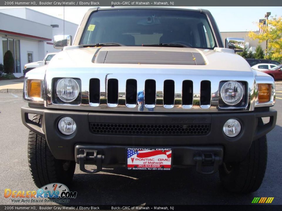 2006 Hummer H3 Boulder Gray Metallic / Ebony Black Photo #2