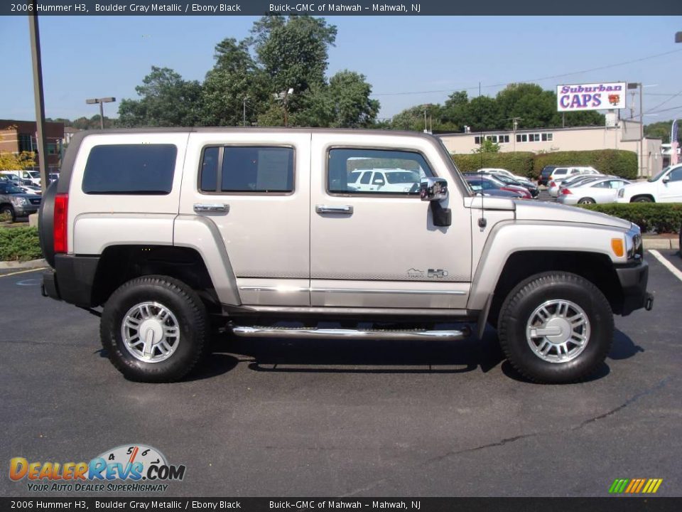 2006 Hummer H3 Boulder Gray Metallic / Ebony Black Photo #4
