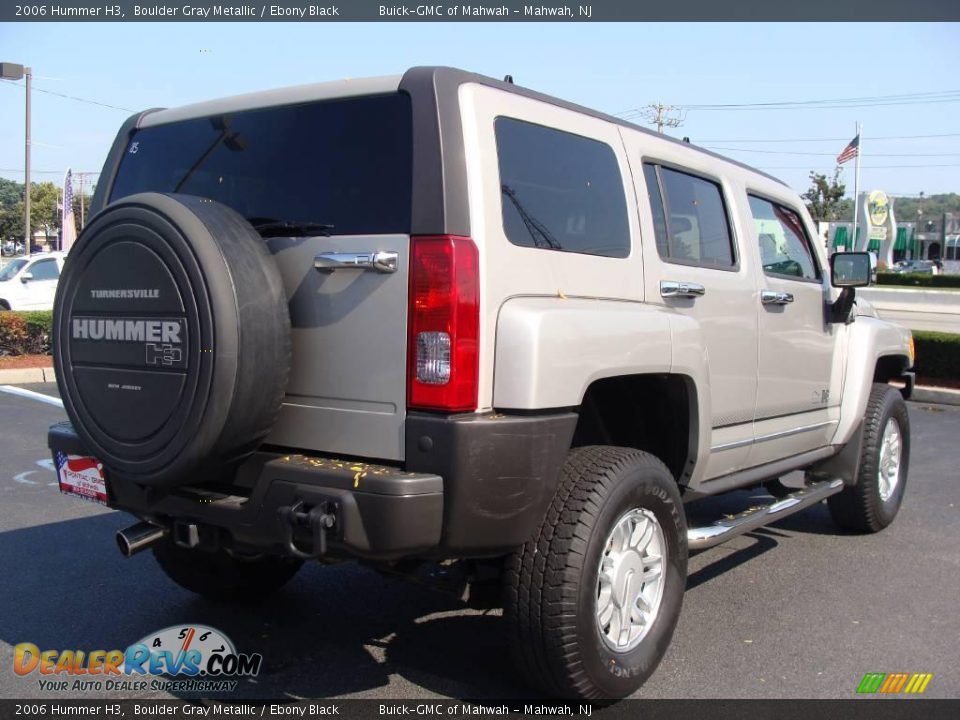 2006 Hummer H3 Boulder Gray Metallic / Ebony Black Photo #5