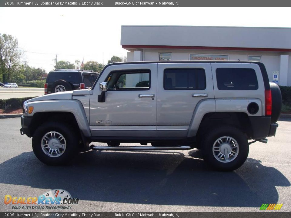 2006 Hummer H3 Boulder Gray Metallic / Ebony Black Photo #8