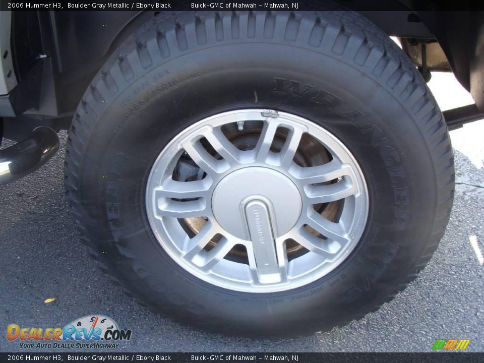 2006 Hummer H3 Boulder Gray Metallic / Ebony Black Photo #9