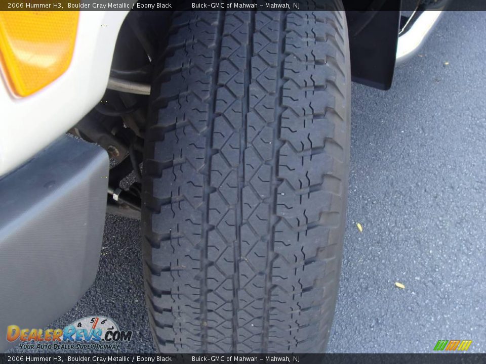 2006 Hummer H3 Boulder Gray Metallic / Ebony Black Photo #10