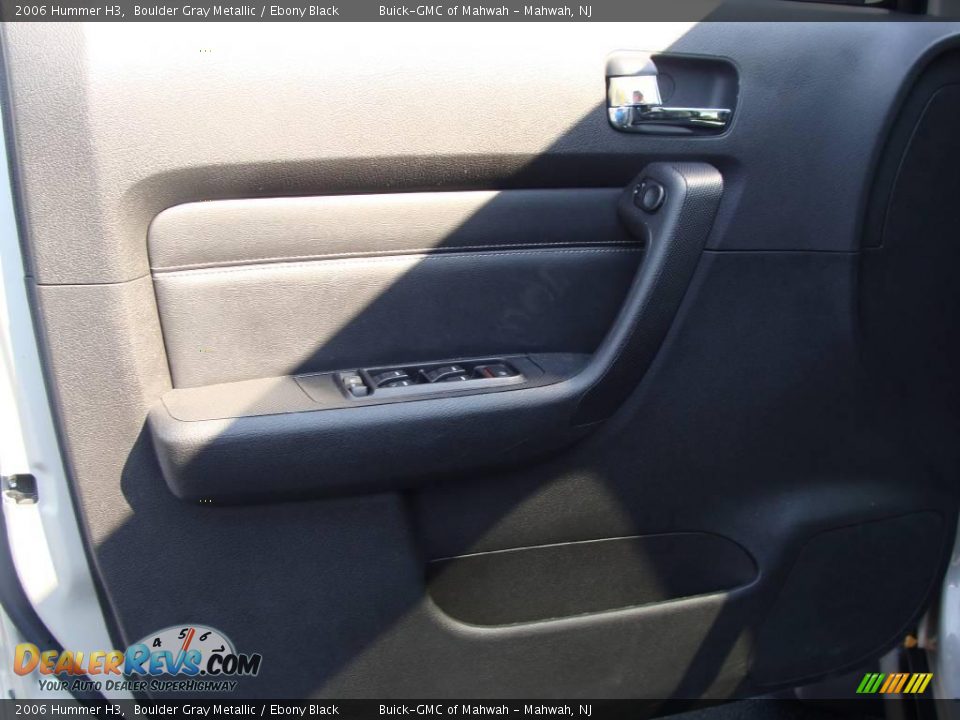 2006 Hummer H3 Boulder Gray Metallic / Ebony Black Photo #11