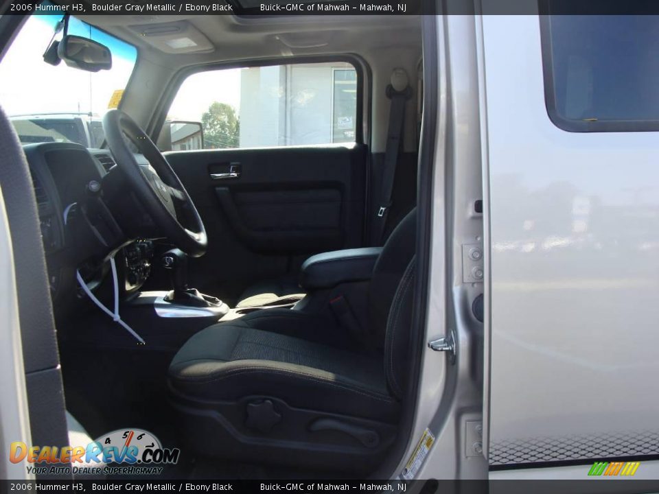 2006 Hummer H3 Boulder Gray Metallic / Ebony Black Photo #12