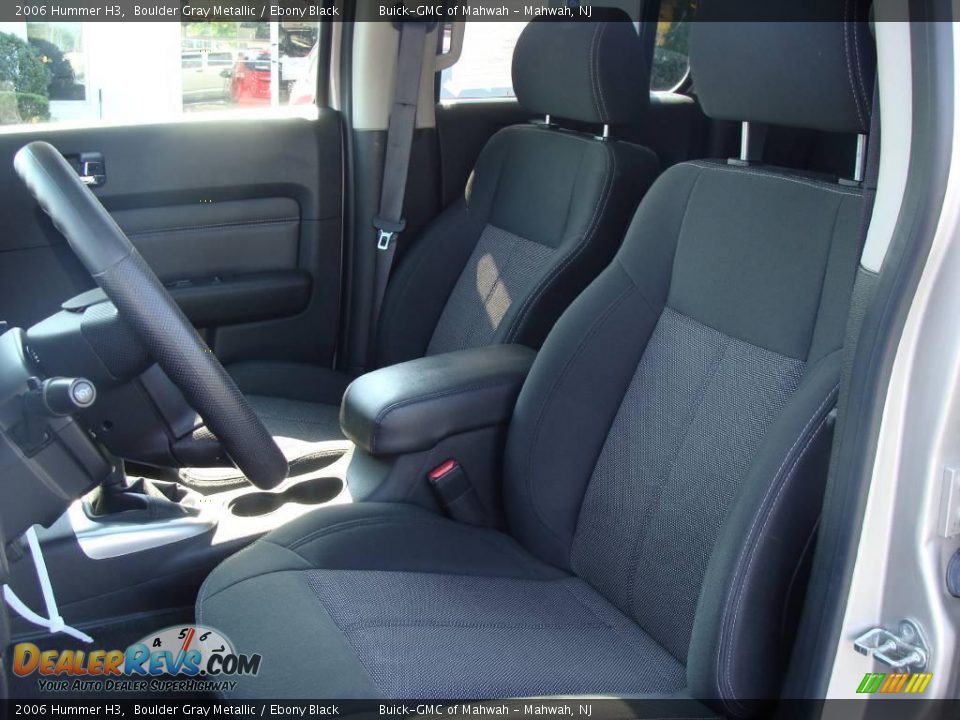2006 Hummer H3 Boulder Gray Metallic / Ebony Black Photo #16