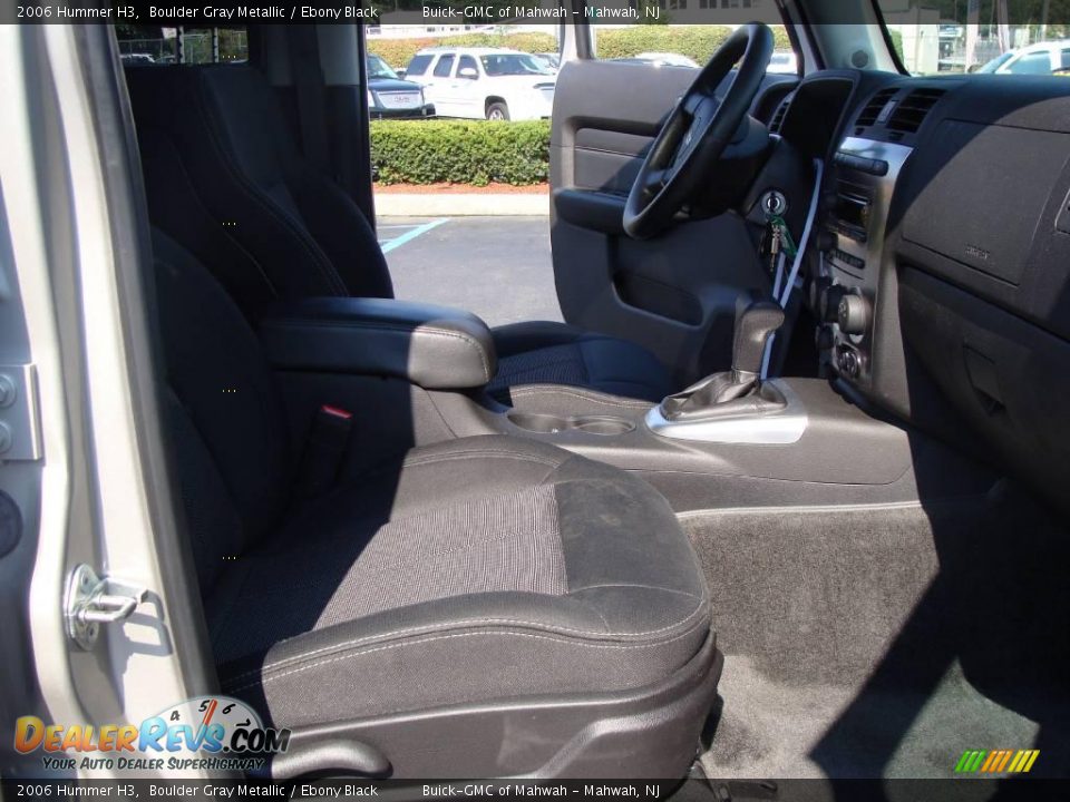 2006 Hummer H3 Boulder Gray Metallic / Ebony Black Photo #17