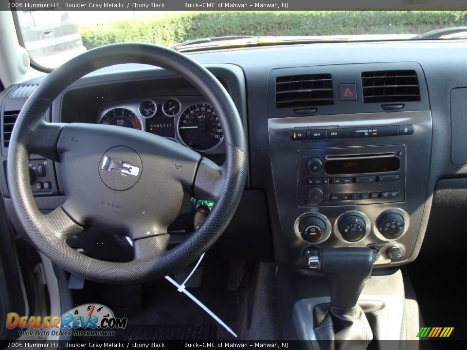 2006 Hummer H3 Boulder Gray Metallic / Ebony Black Photo #19