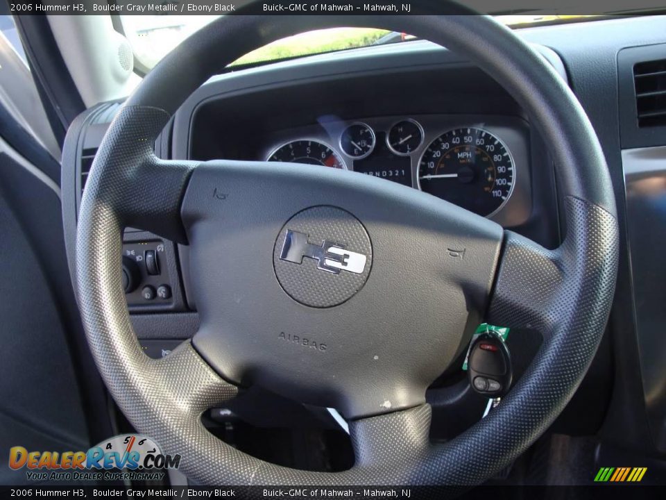 2006 Hummer H3 Boulder Gray Metallic / Ebony Black Photo #20