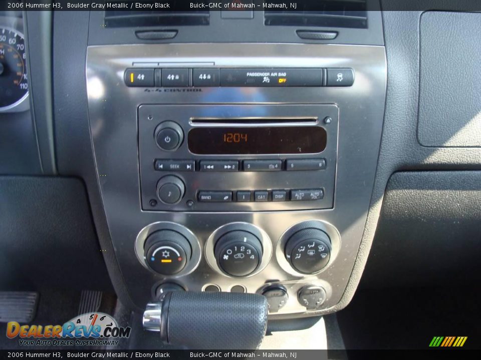 2006 Hummer H3 Boulder Gray Metallic / Ebony Black Photo #21