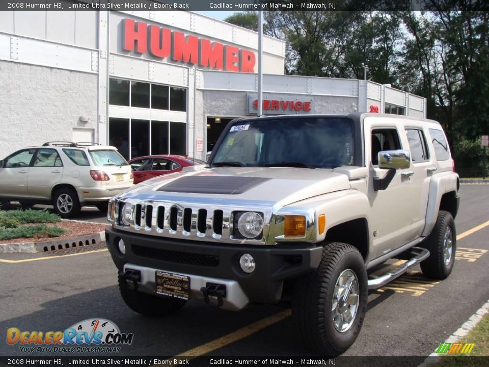 2008 Hummer H3 Limited Ultra Silver Metallic / Ebony Black Photo #1