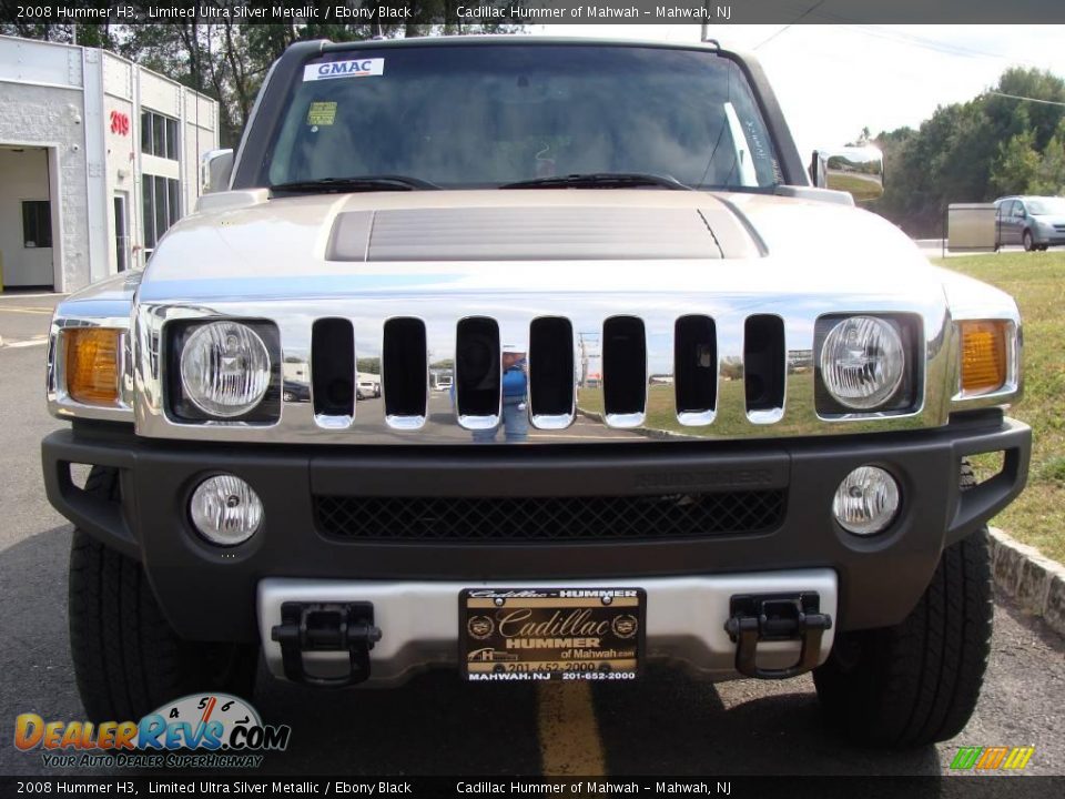 2008 Hummer H3 Limited Ultra Silver Metallic / Ebony Black Photo #2
