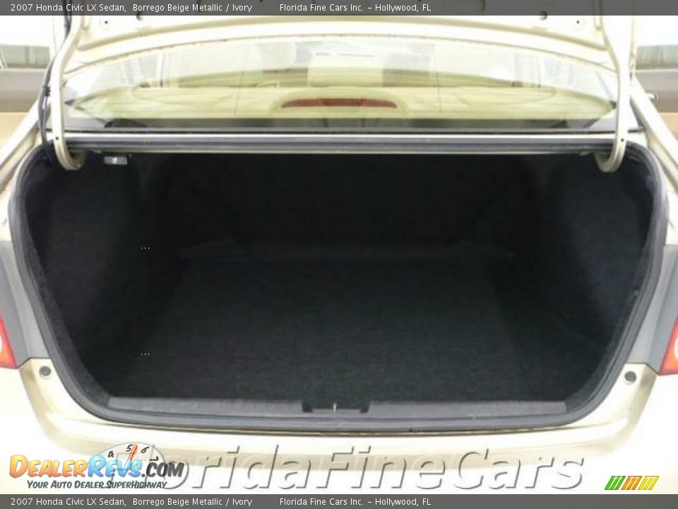 2007 Honda Civic LX Sedan Borrego Beige Metallic / Ivory Photo #10