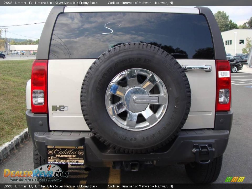 2008 Hummer H3 Limited Ultra Silver Metallic / Ebony Black Photo #6