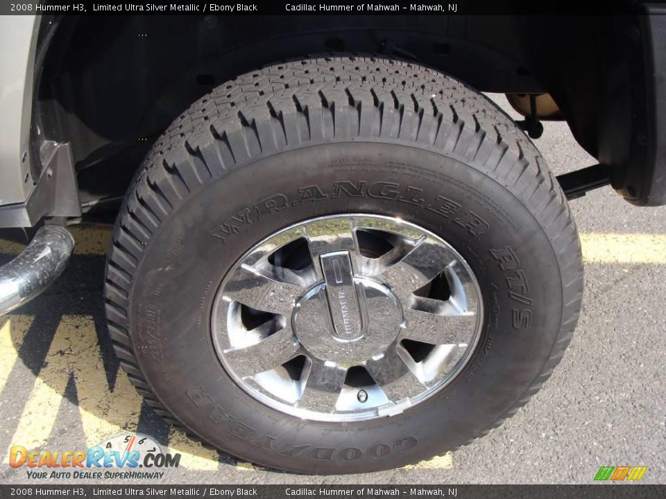 2008 Hummer H3 Limited Ultra Silver Metallic / Ebony Black Photo #9