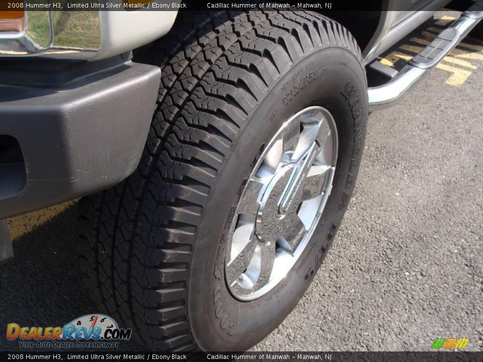 2008 Hummer H3 Limited Ultra Silver Metallic / Ebony Black Photo #10