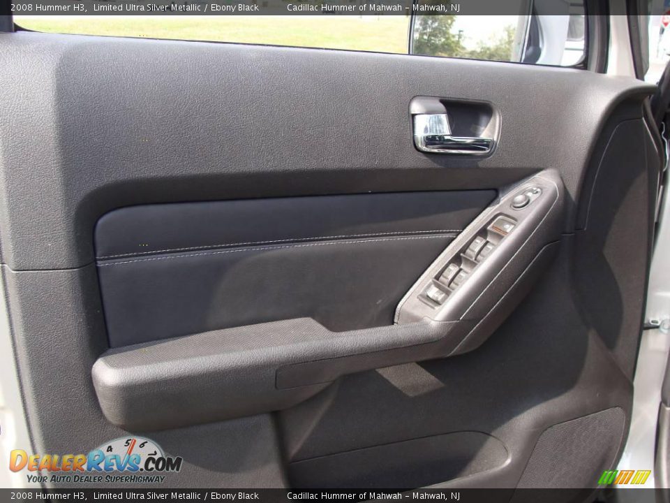 2008 Hummer H3 Limited Ultra Silver Metallic / Ebony Black Photo #11