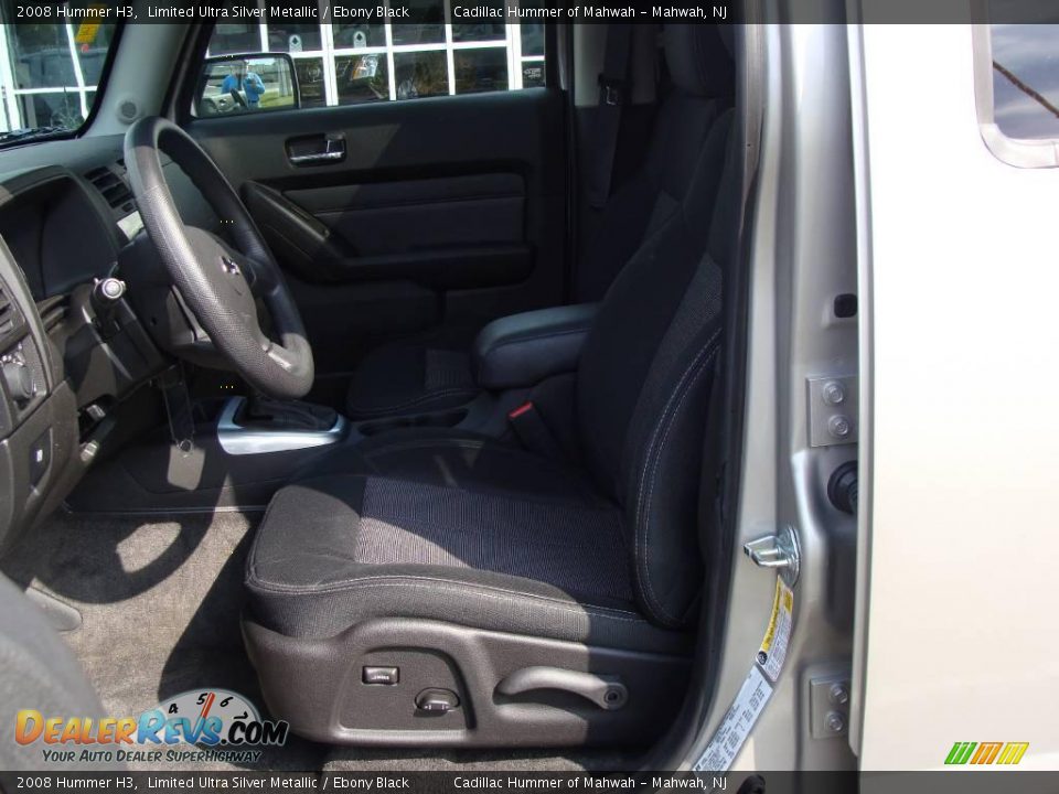 2008 Hummer H3 Limited Ultra Silver Metallic / Ebony Black Photo #13
