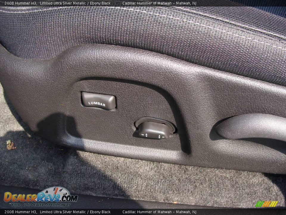 2008 Hummer H3 Limited Ultra Silver Metallic / Ebony Black Photo #14