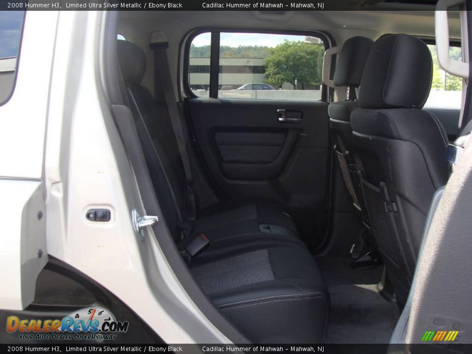 2008 Hummer H3 Limited Ultra Silver Metallic / Ebony Black Photo #17