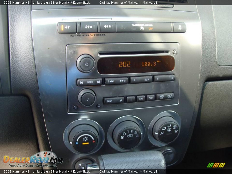 2008 Hummer H3 Limited Ultra Silver Metallic / Ebony Black Photo #21