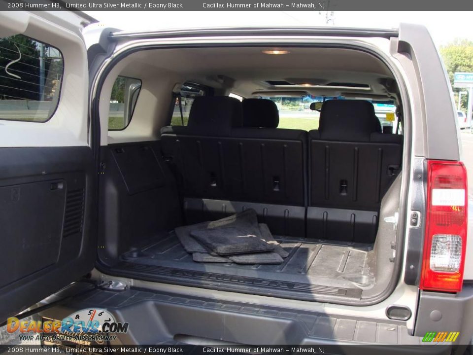 2008 Hummer H3 Limited Ultra Silver Metallic / Ebony Black Photo #24