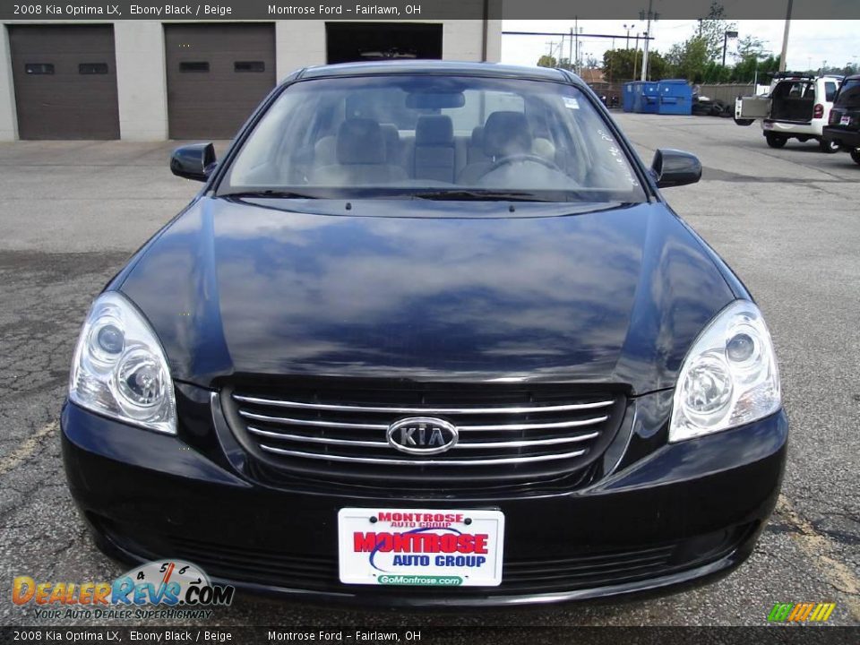 2008 Kia Optima LX Ebony Black / Beige Photo #9