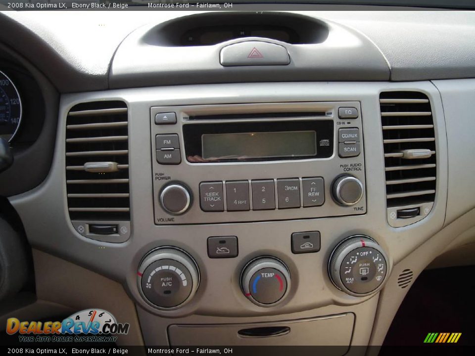 2008 Kia Optima LX Ebony Black / Beige Photo #27