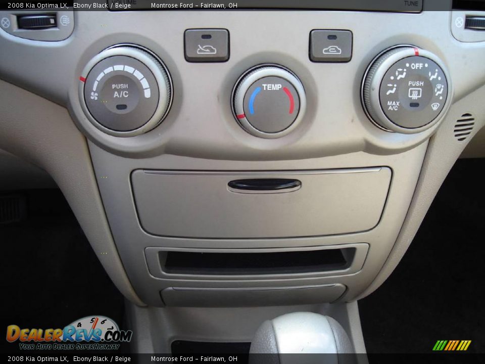 2008 Kia Optima LX Ebony Black / Beige Photo #28
