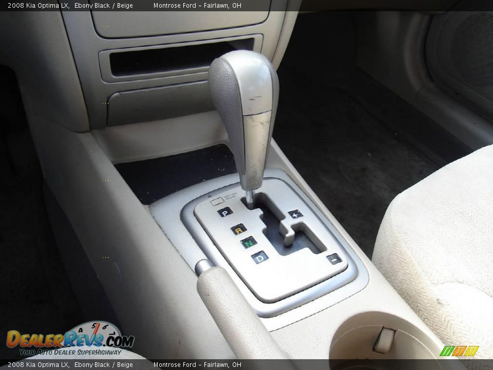 2008 Kia Optima LX Ebony Black / Beige Photo #29