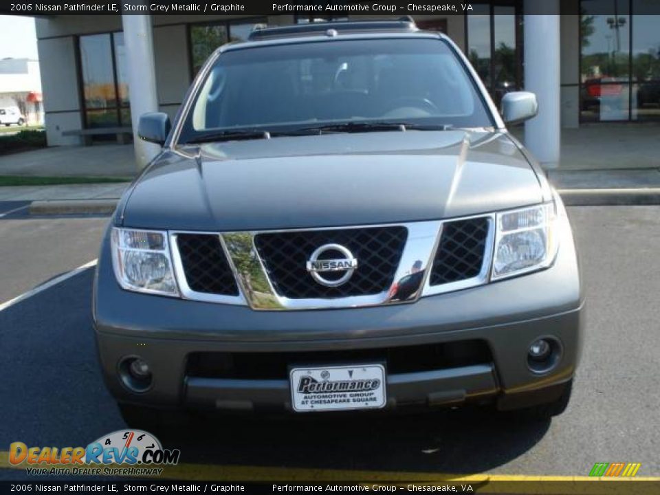 2006 Nissan Pathfinder LE Storm Grey Metallic / Graphite Photo #9