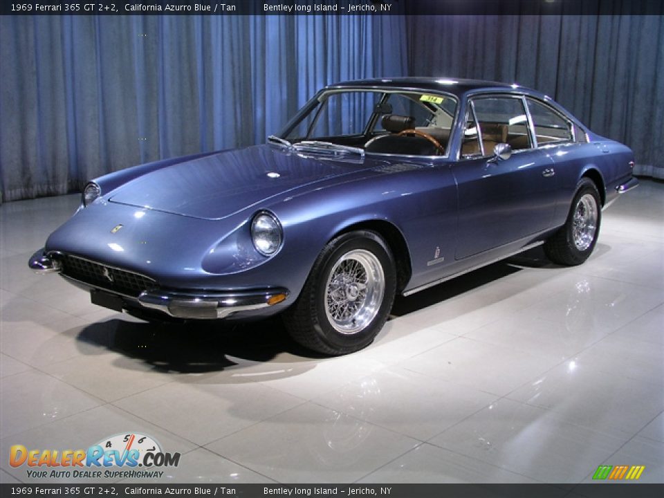1969 Ferrari 365 GT 2+2 California Azurro Blue / Tan Photo #1